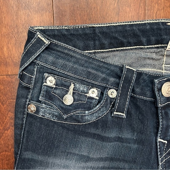 True Religion Women's Skinny Blue Jeans, Perfect for Wearing with Boots, Size 26 - Picture 4 of 16